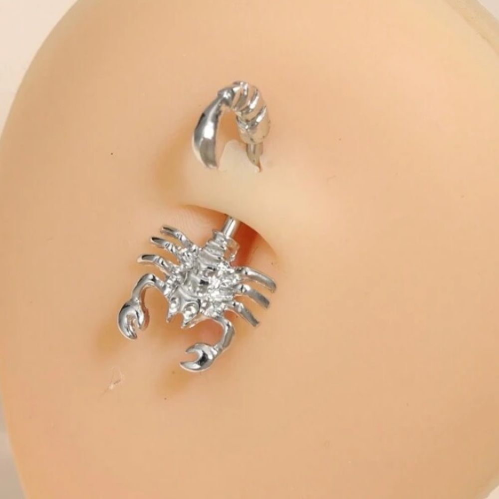 3for$20 1pc Punk Hip-Hop Stainless Steel Bar Screw Navel Piercing belly piercing
